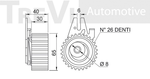 Tensioner Pulley, timing belt