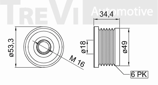 Alternator Freewheel Clutch