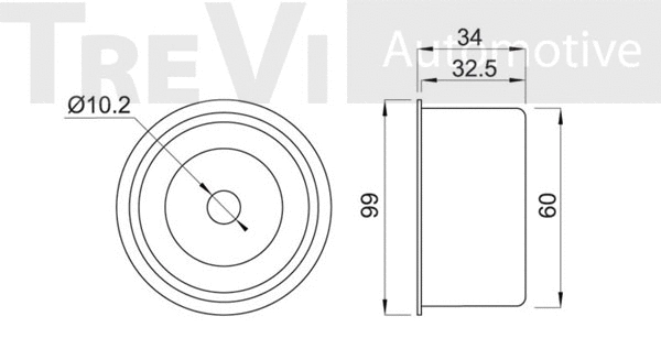 Deflection/Guide Pulley, timing belt