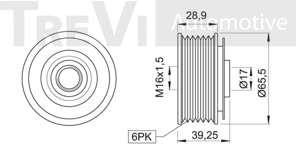 Alternator Freewheel Clutch