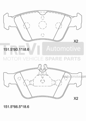 Brake Pad Set, disc brake (PF1010)