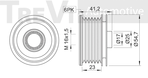 Alternator Freewheel Clutch