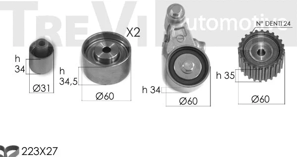 Timing Belt Kit (KD1400)