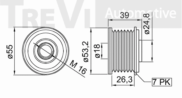 Alternator Freewheel Clutch