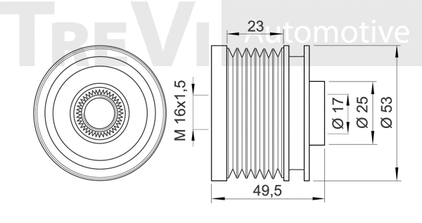 Alternator Freewheel Clutch