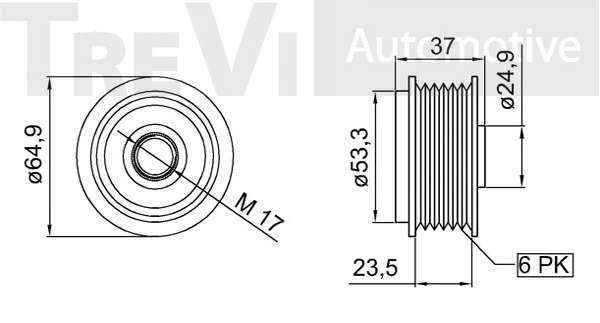 Alternator Freewheel Clutch