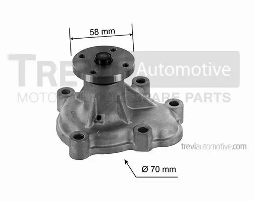 Water Pump, engine cooling (TP764)