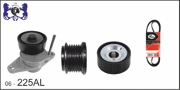V-Ribbed Belt Set (06-225AL)