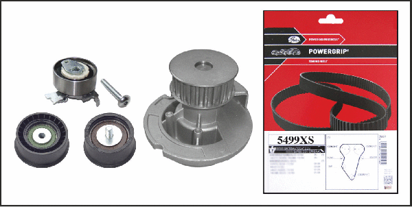 Water Pump & Timing Belt Kit (07-132-1WP)