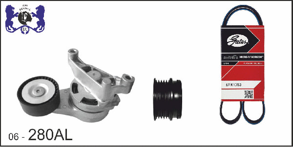 V-Ribbed Belt Set (06-280AL)