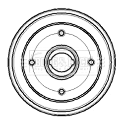 Brake Drum (BBR7061)