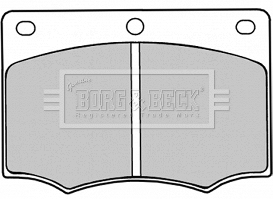 Brake Pad Set, disc brake (BBP1044)