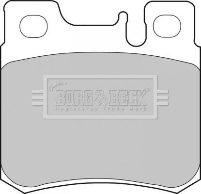 Brake Pad Set, disc brake (BBP1533)