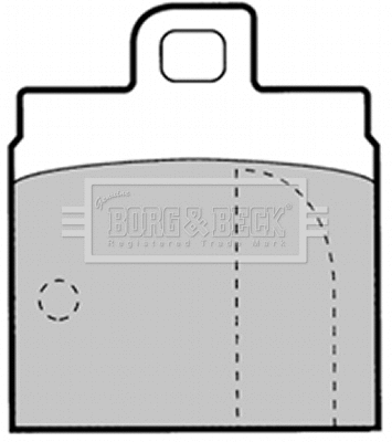 Brake Pad Set, disc brake (BBP1308)