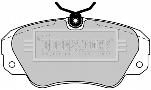 Brake Pad Set, disc brake (BBP1143)