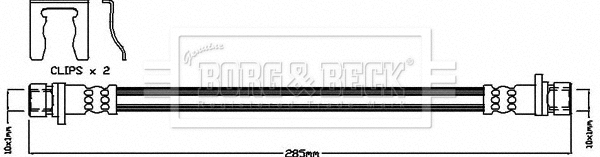 Brake Hose (BBH8338)
