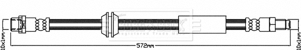 Brake Hose (BBH8650)