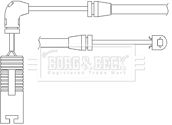 Warning Contact, brake pad wear (BWL3012)