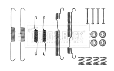 Accessory Kit, brake shoes (BBK6242)