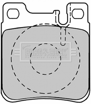 Brake Pad Set, disc brake (BBP1150)