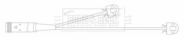 Warning Contact, brake pad wear (BWL3170)