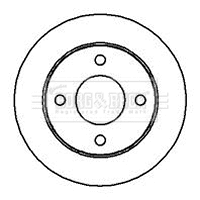 Brake Disc (BBD4937)