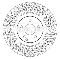 Brake Disc (BBD4628)