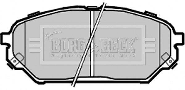 Brake Pad Set, disc brake (BBP2333)