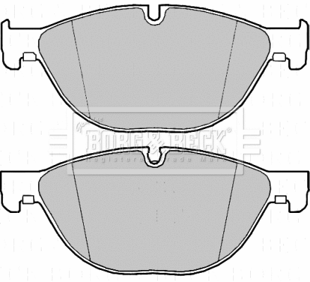 Brake Pad Set, disc brake (BBP2218)