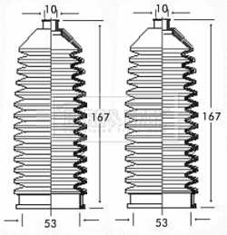 Bellow Kit, steering (BSG3177)