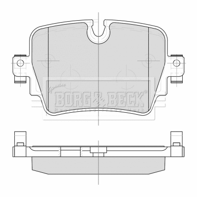 Brake Pad Set, disc brake (BBP2502)