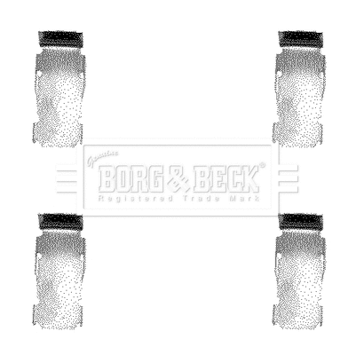 Accessory Kit, disc brake pad (BBK1027)