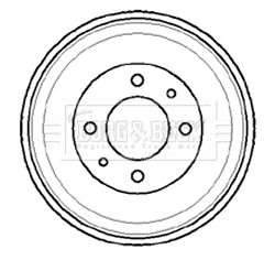 Brake Drum (BBR7009)