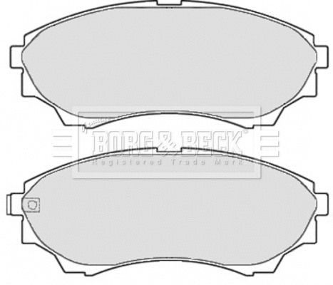 Brake Pad Set, disc brake (BBP2119)
