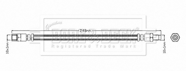 Brake Hose (BBH8696)