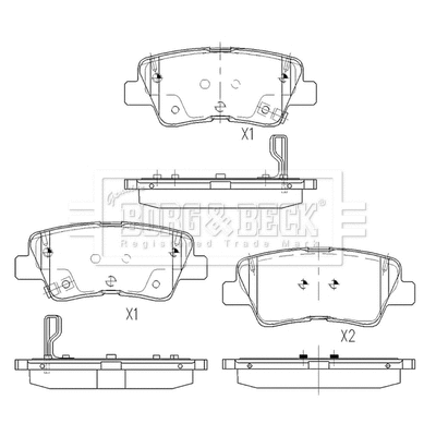 Brake Pad Set, disc brake