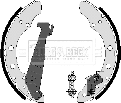 Brake Shoe Set (BBS6225)