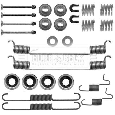 Accessory Kit, brake shoes (BBK6222)