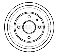 Brake Drum (BBR7013)