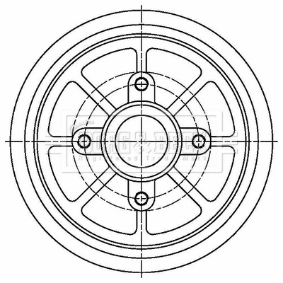 Brake Drum (BBR7274)