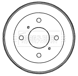 Brake Drum (BBR7202)