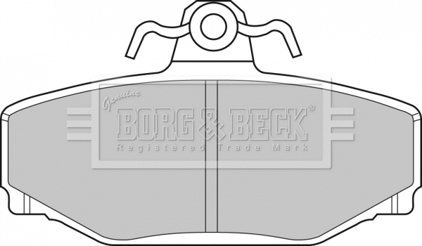 Brake Pad Set, disc brake (BBP1218)