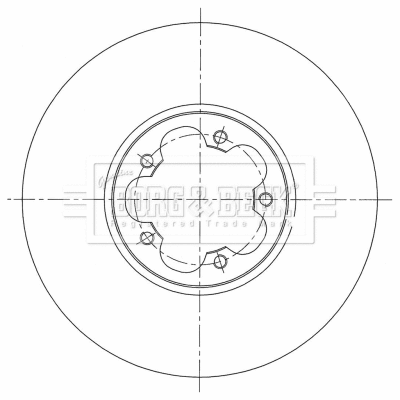 Brake Disc (BBD6074S)