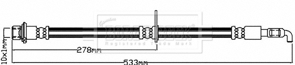 Brake Hose (BBH8547)