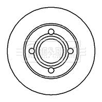 Brake Disc (BBD4943)