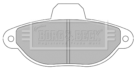 Brake Pad Set, disc brake (BBP2428)