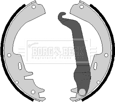 Brake Shoe Set (BBS6077)