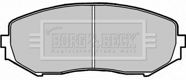 Brake Pad Set, disc brake (BBP1957)