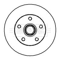 Brake Disc (BBD5878S)
