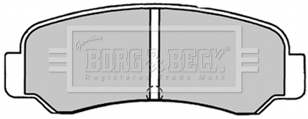 Brake Pad Set, disc brake (BBP1231)
